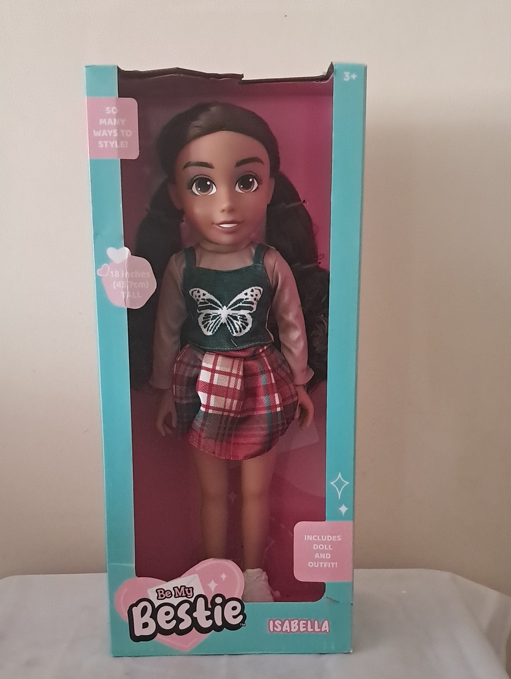 Isabella Doll - Brown Hair with Green Outfit
